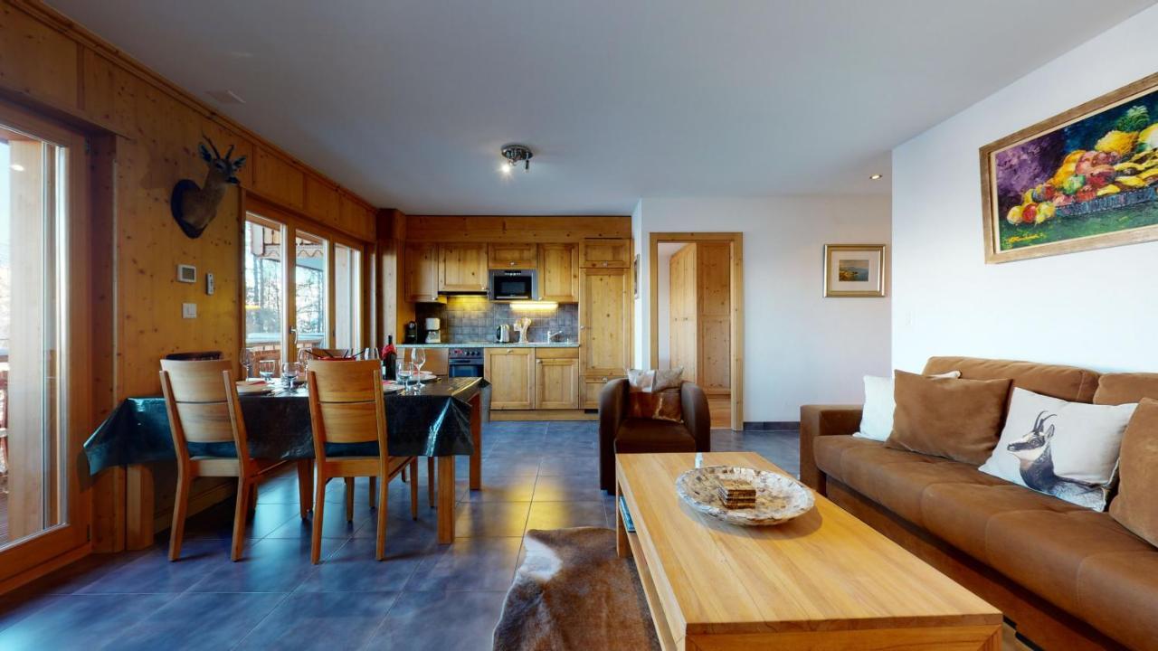 Hauts De Veysonnaz Sauna & View Apartments ภายนอก รูปภาพ