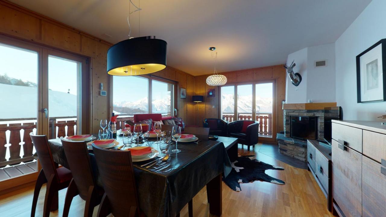 Hauts De Veysonnaz Sauna & View Apartments ภายนอก รูปภาพ