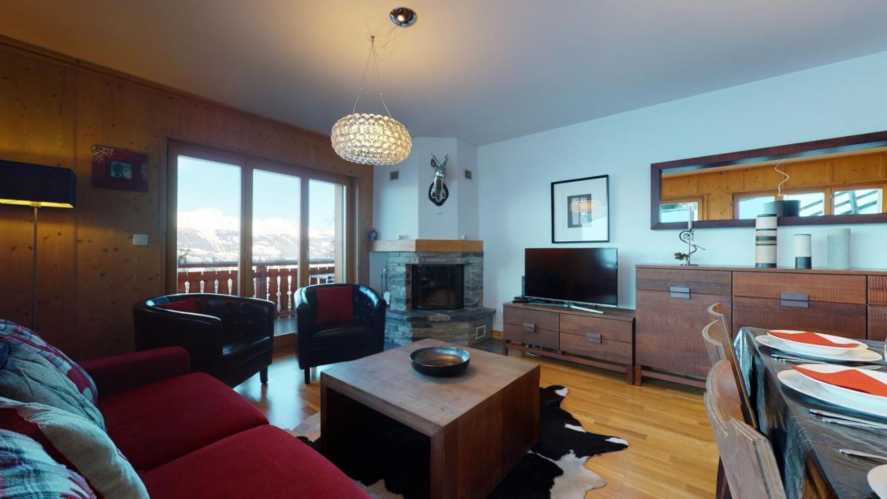 Hauts De Veysonnaz Sauna & View Apartments ภายนอก รูปภาพ