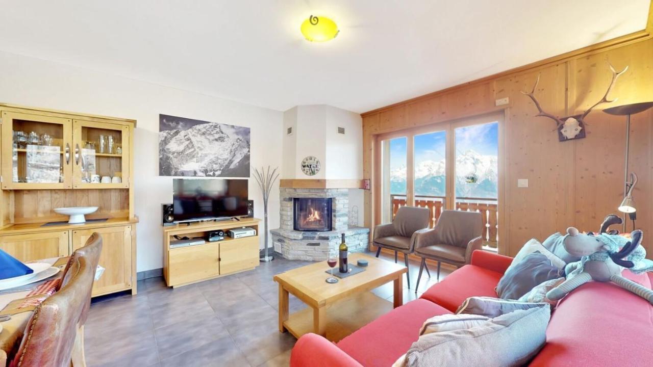 Hauts De Veysonnaz Sauna & View Apartments ภายนอก รูปภาพ