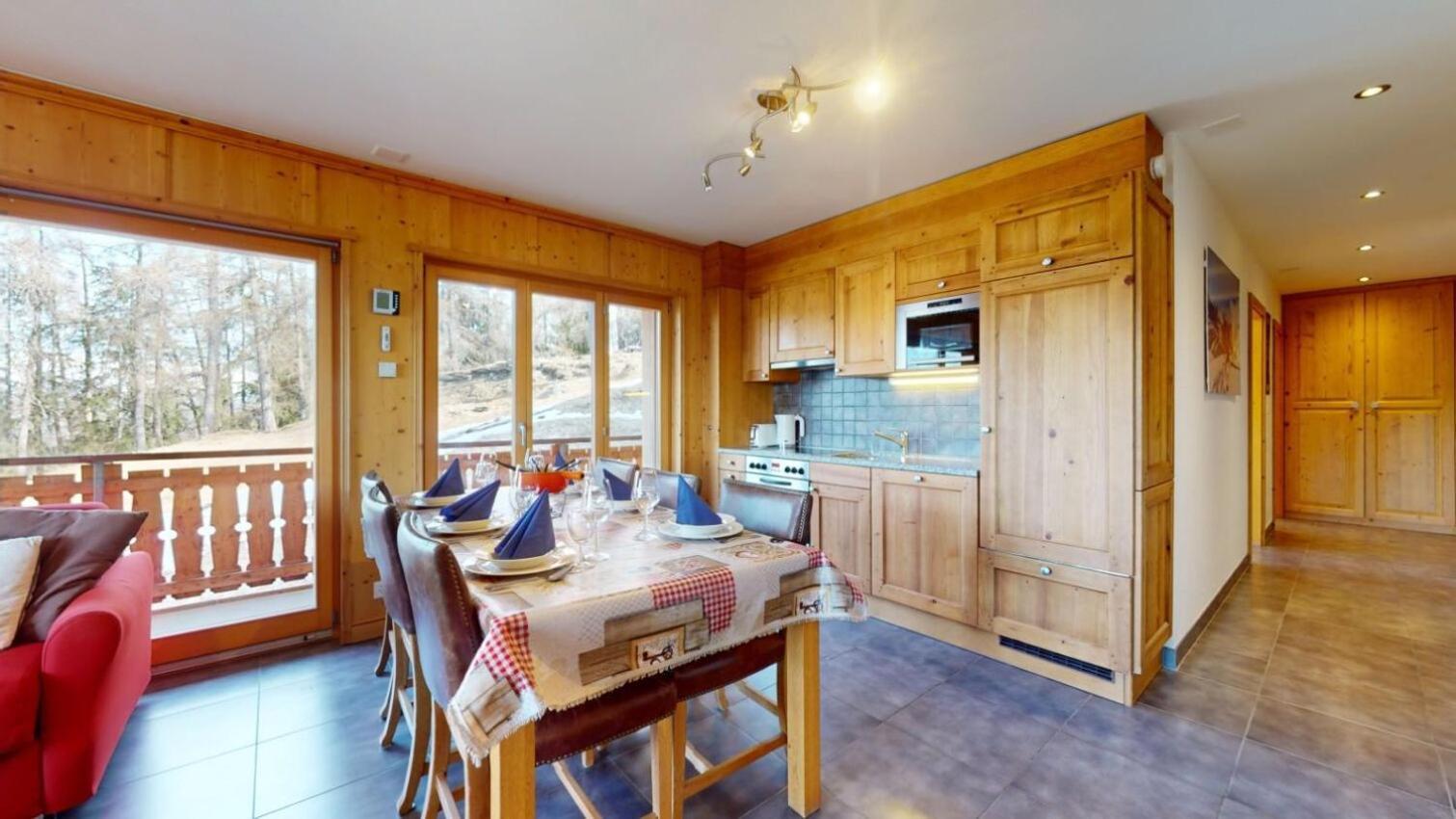 Hauts De Veysonnaz Sauna & View Apartments ภายนอก รูปภาพ